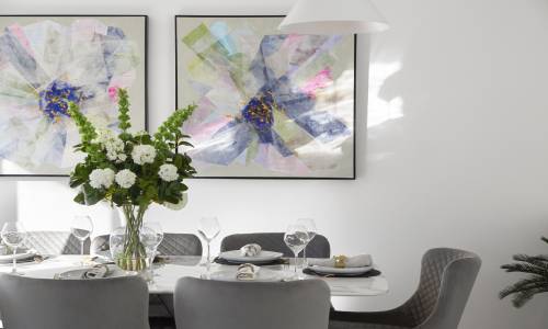 cómo decorar la mesa del comedor