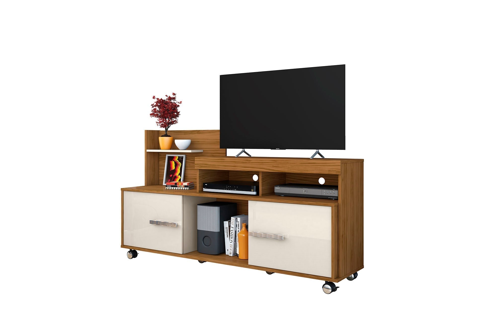 Mesa de TV tipo centro de entretenimiento Gaspar 140 cm (42")