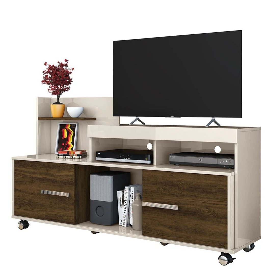 Mesa de TV tipo centro de entretenimiento Gaspar 140 cm (42")