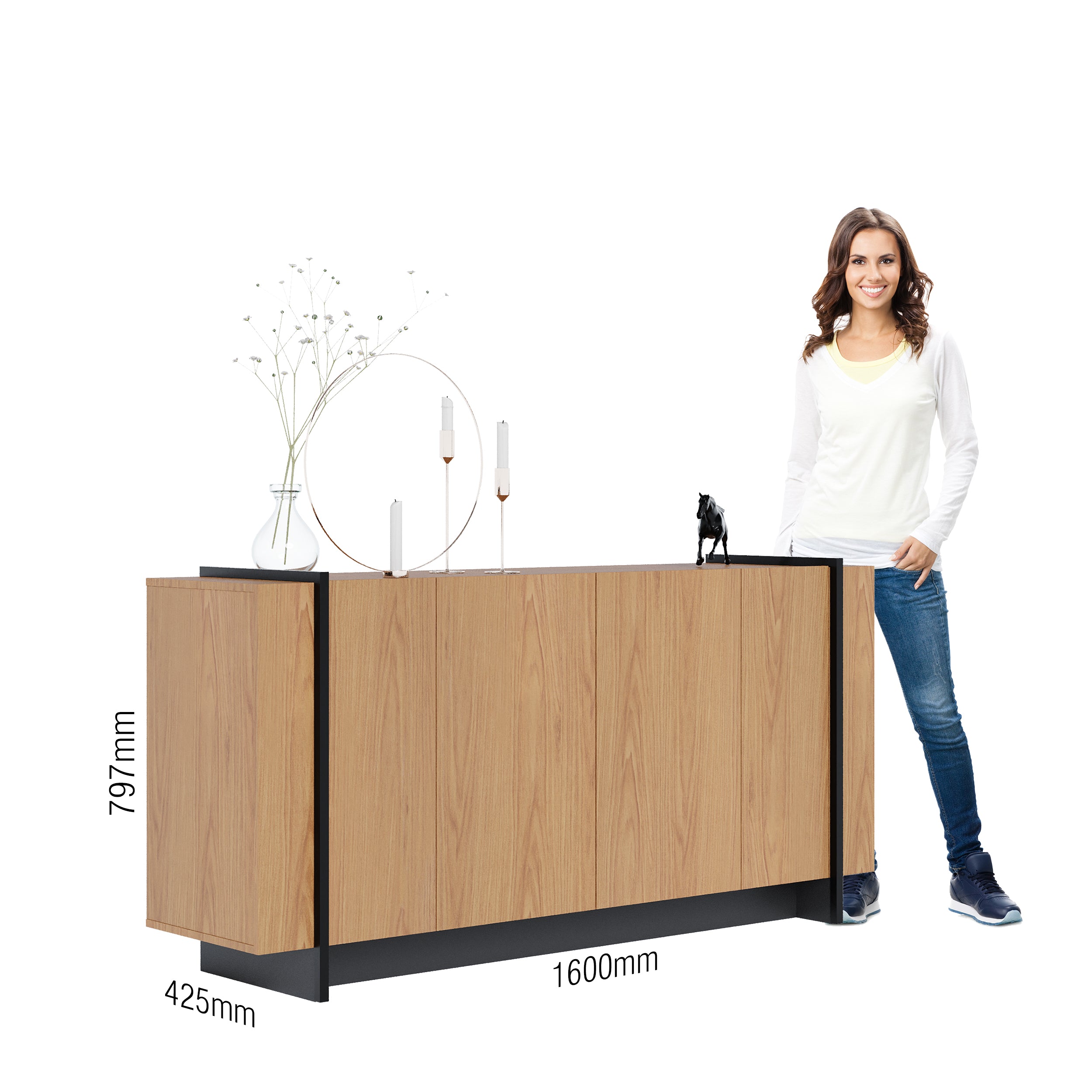 Bufetera Credenza Copacabana 160 cm