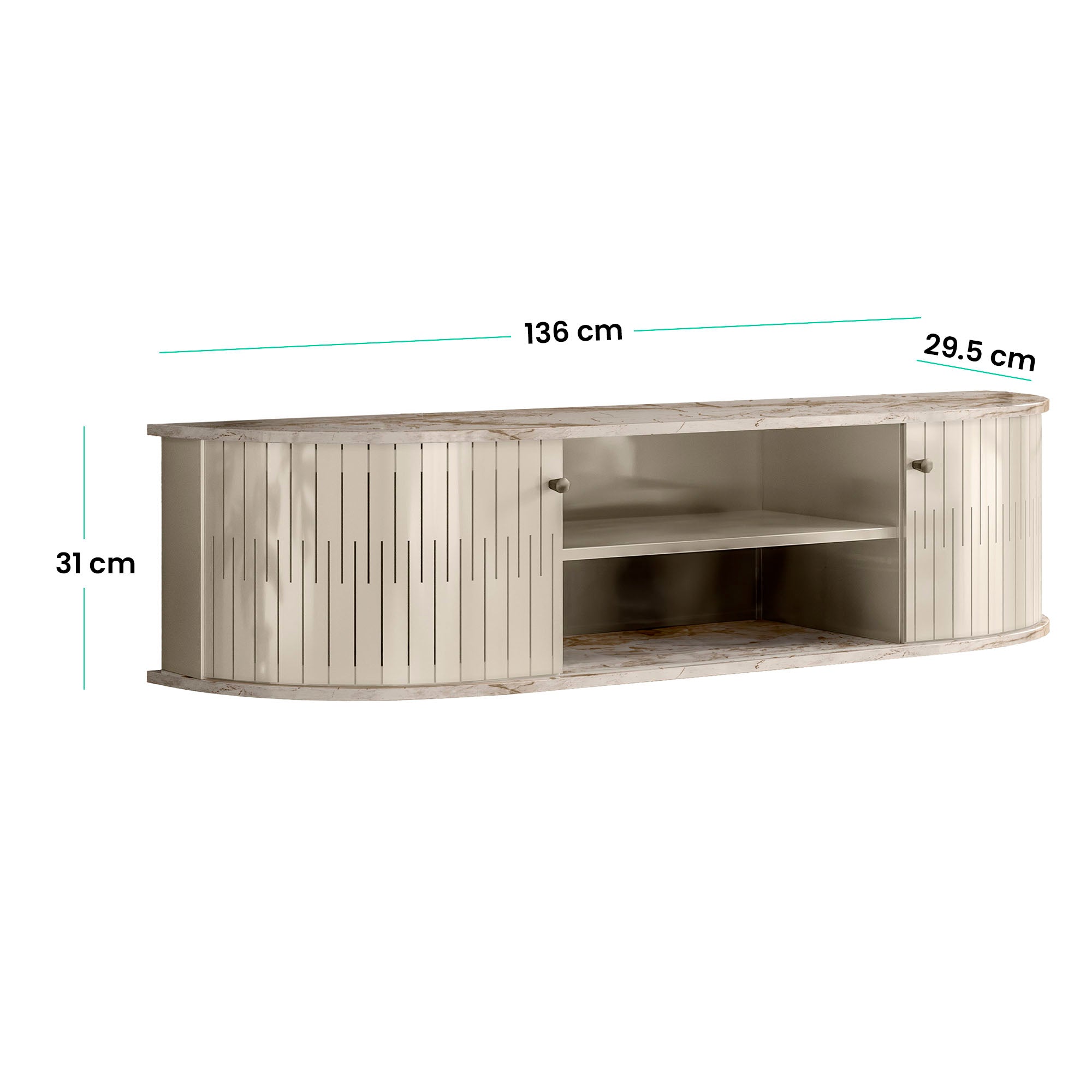 Mueble Flotante de TV (60") Modena