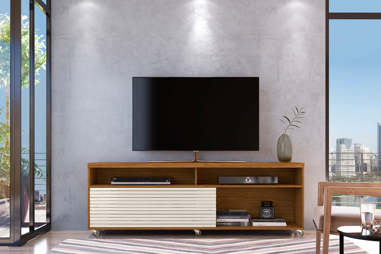 Mueble moderno para TV tipo gabinete con espacio de guardado Cross 180 cm (65")