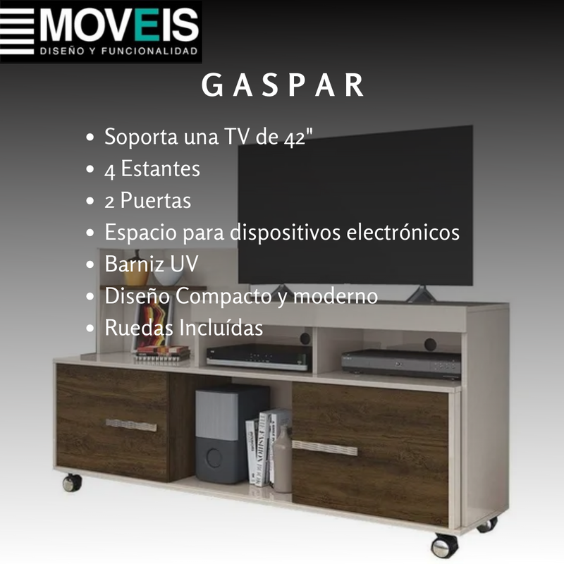Mesa de TV Gaspar  140 (42")