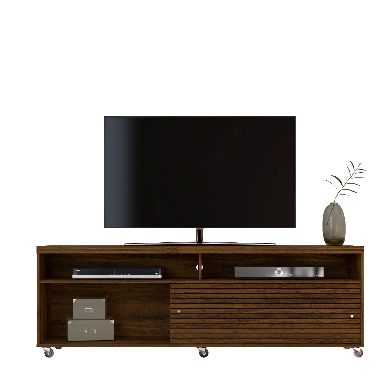 Mueble moderno para TV tipo gabinete con espacio de guardado Cross 180 cm (65")